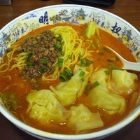 「抄手坦坦麺（ワンタン入りタンタン麺） 650円」@大明担担麺 博多デイトス店の写真