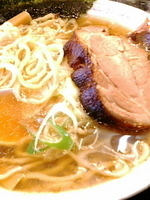 「ラーメン￥650+大盛り（無料）」@らーめんはるか86の写真