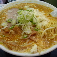 「みそカレー（大盛無料サービス）+チーズ」@北海とんこつらーめん 純輝 白井店の写真