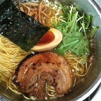 「塩らーめん（あっさり￥750）」@ZUND-BARの写真