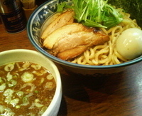 「特製つけ麺（大盛）」@中華そば 旋の写真