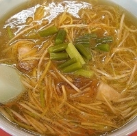 「ネギラーメン￥670（アブラ多め/麺硬め/味薄め）」@ラーメンショップ 下大野店の写真