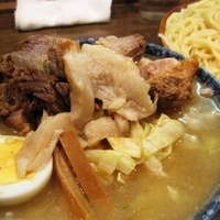 「期間限定・もり野菜 あつもり麺普通ニンニクアブラ 800円」@東池袋大勝軒 八王子店の写真