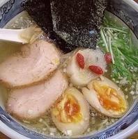 「特選塩らーめん」@らーめん しおの風 本店の写真