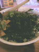 「白岩のりらーめん（中盛サービス）750円」@らーめんドラゴンの写真