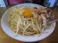 「油そば（ニンニク少なめ）」@ラーメン髭の写真