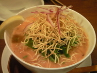 「ココナッツカレーらーめん（800円）」@アジアンヌードル展の写真