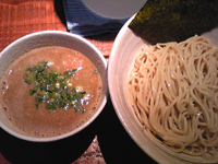 「荒煮干しつけめん（700円）」@煮干し 青樹の写真
