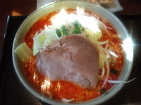 「辛らぁめん\600（大盛）+味玉\50（クーポン）」@麺屋大和の写真