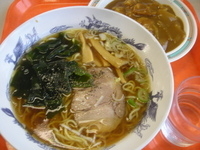 「ラーメンセット700円」@江東運転免許試験場 食堂の写真