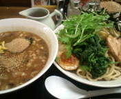 「つけ麺（極太麺に変更）750円」@丸直の写真