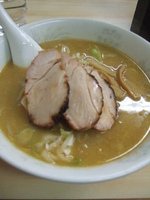 「みそラーメン+半チャーハン」@らーめん山田の写真