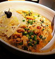 「坦々煮干しそば ※～1/31限定」@煮干し 青樹の写真