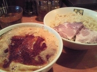 「辛辛濃菜つけ麺（サービス中盛）」@濃菜麺 井の庄の写真