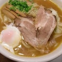 「松風らーめん + 温玉」@秋葉らーめん 松風の写真
