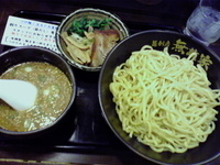 「みそつけ麺（太麺、冷もり、大盛り）」@麺創房 無敵家の写真