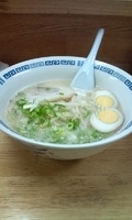 「らーめん（硬め・こってり）+替え玉（硬め） [600円+0円（ク」@らーめん恵矢の写真