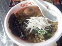 「「龍旗信」龍旗信ラーメン+味玉（900円）」@お台場ラーメンPARKの写真