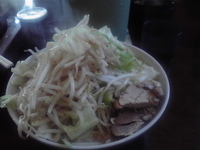 「もやしそば 全マシ にんにく抜き」@つけそば中華そば 山ねこの写真