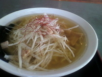 「ねぎらーめん  700円」@らーめん中村屋 駒羽根店の写真