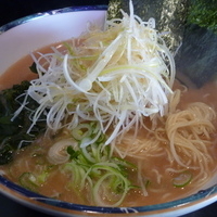 「ネギラーメン+中盛」@田島家 久里浜店の写真