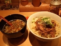「肉つけ麺+400g」@麺匠 喜楽々の写真