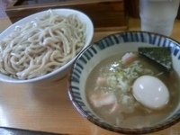 「煮番搾り 大盛り 900円 + 味玉 100円  （あつもり）」@つけめん 三三㐂の写真