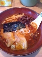 「ピリ辛醤油ラーメン￥700+替え玉￥100」@麺屋 ゆぶきの写真