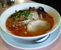 「辛まる」@博多まるきんラーメン 中延店の写真