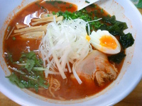 「四川麺辛口3+半チャーハン<700円+100円>」@葛西 ラーメン市場の写真