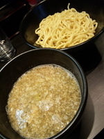 「つけそば（麺は油そば用）」@立教通りのにぼきゅうの写真