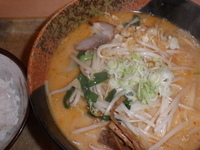 「ニラなんばんラーメン（700円）半ライス（100円）」@風人の写真