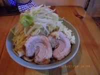 「えぼし麺+野菜増し+にんにく」@えぼし麺 菜良の写真