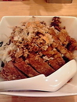 「排骨汁なし坦々麺」@かつぎやの写真