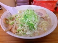 「醤油らーめん@大盛」@こってりらーめん なりたけ 本八幡店の写真