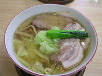 「塩ワンタンチャーシューメン大盛」@支那そば 心麺の写真