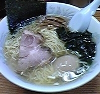 「塩ラーメン(325円:第4日曜半額)+味玉(ぐるマガ持参)」@政宗ラーメンの写真