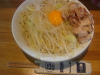 「油そば（ニンニク無し）」@ラーメン髭の写真