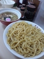 「肉つけぶと大盛（450g）硬めあつもり」@中華そば ふくもりの写真