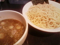 「魚プラスつけ麺（大盛）」@麺屋錦 新橋の写真