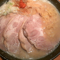 「白味噌らーめん（麺硬め）¥780 チャーシュー（3枚）¥200」@北海道らーめん奥原流 久楽 高崎店の写真