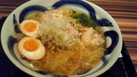 「とりそば 味つけ玉子」@天神下 大喜 高円寺分店の写真