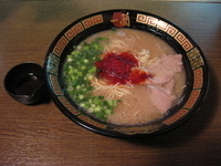 「天然とんこつラーメン」@一蘭 小倉店の写真