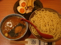 「つけめん（大400g）+三田盛り」@つけ麺専門店 三田製麺所 五反田店の写真