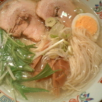 「塩ラーメン（麺硬め）¥550」@麺や のかぜの写真