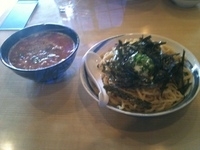 「辛みそつけめん」@らーめん がんちゃの写真