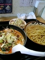 「つけ坦々麺+ミニチャーシュー丼」@麺絆や 519の写真