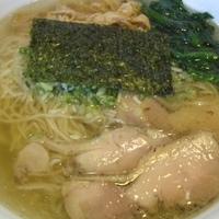 「塩そば（大盛）650円」@しなそば 麺坊の写真