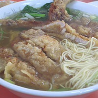 「排骨麺大盛+豆鼓排骨飯」@雲龍の写真