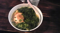 「あおさ入りラーメン（850円）」@らーめん まる玉 両国店の写真